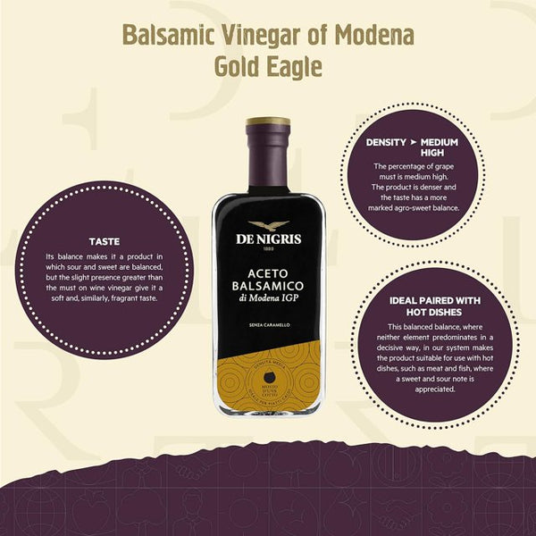 De Nigris Balsamic Vinegar Of Modena Excellence Line Gold Eagle (55