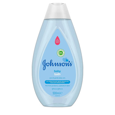 JOHNSONS Baby Bath 500ml – Gentle and Mild for Delicate Skin and Everyday Use – pH Balanced for Delicate Skin