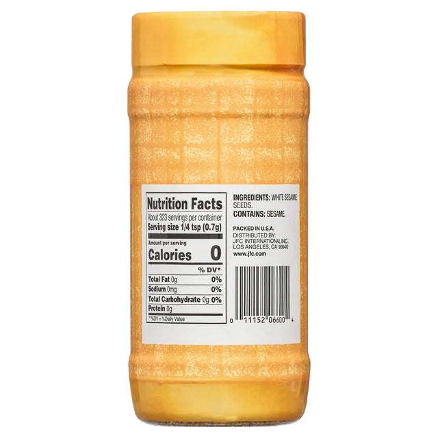 JFC White Roasted Sesame Seed, 8 oz