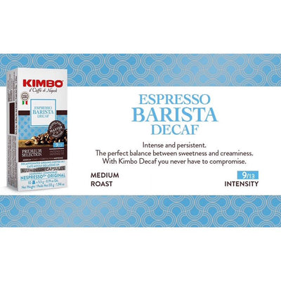 Kimbo Decaf - Aluminum Capsules x10