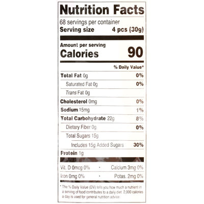 Albanese Peach Gummi Rings, 4.5 lb