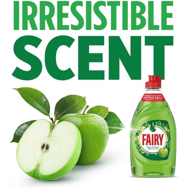 Fairy Apple and Rhubarb Washing Up Liquid 320ml
