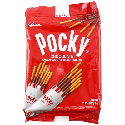 Glico Pocky Chocolate Covered Biscuit Sticks, 9 pieces (4.13 oz)