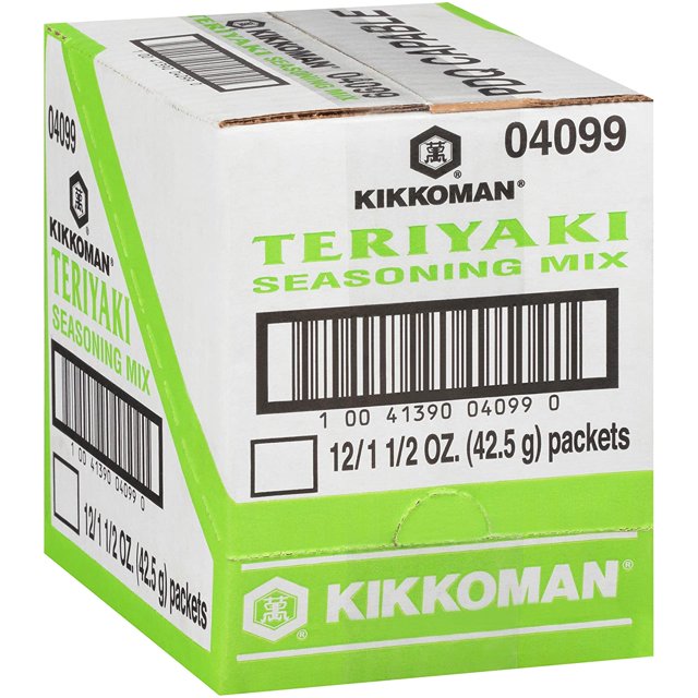 Kikkoman - Delicious Teriyaki Seasoning Mix - Full Flavored Low Sodium & No Fat - All Purpose Seasoning, No Added Preservatives & No High Fructose Corn Syrup 1 Pack