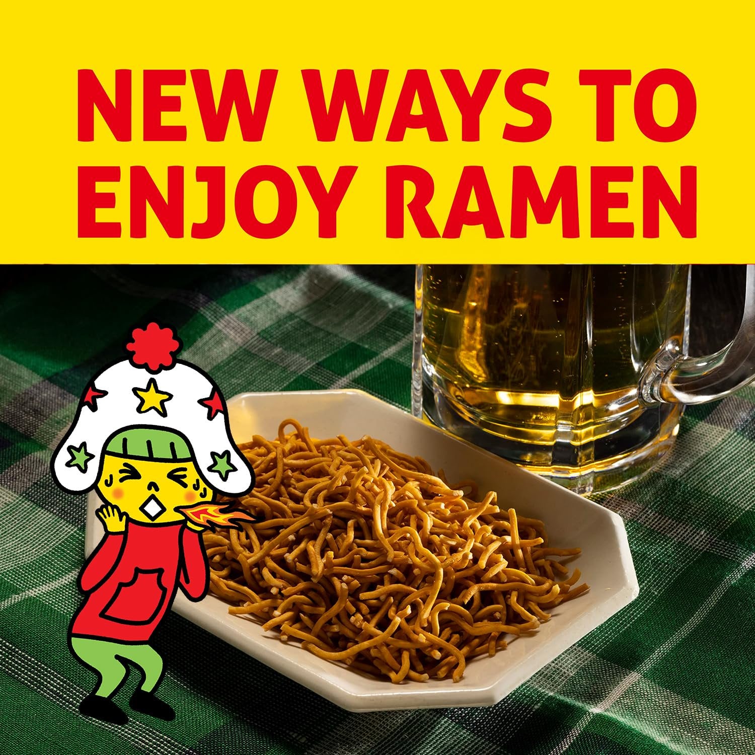 Baby Star Crunchy Ramen Snack Tiny | Red Chili 2.46oz