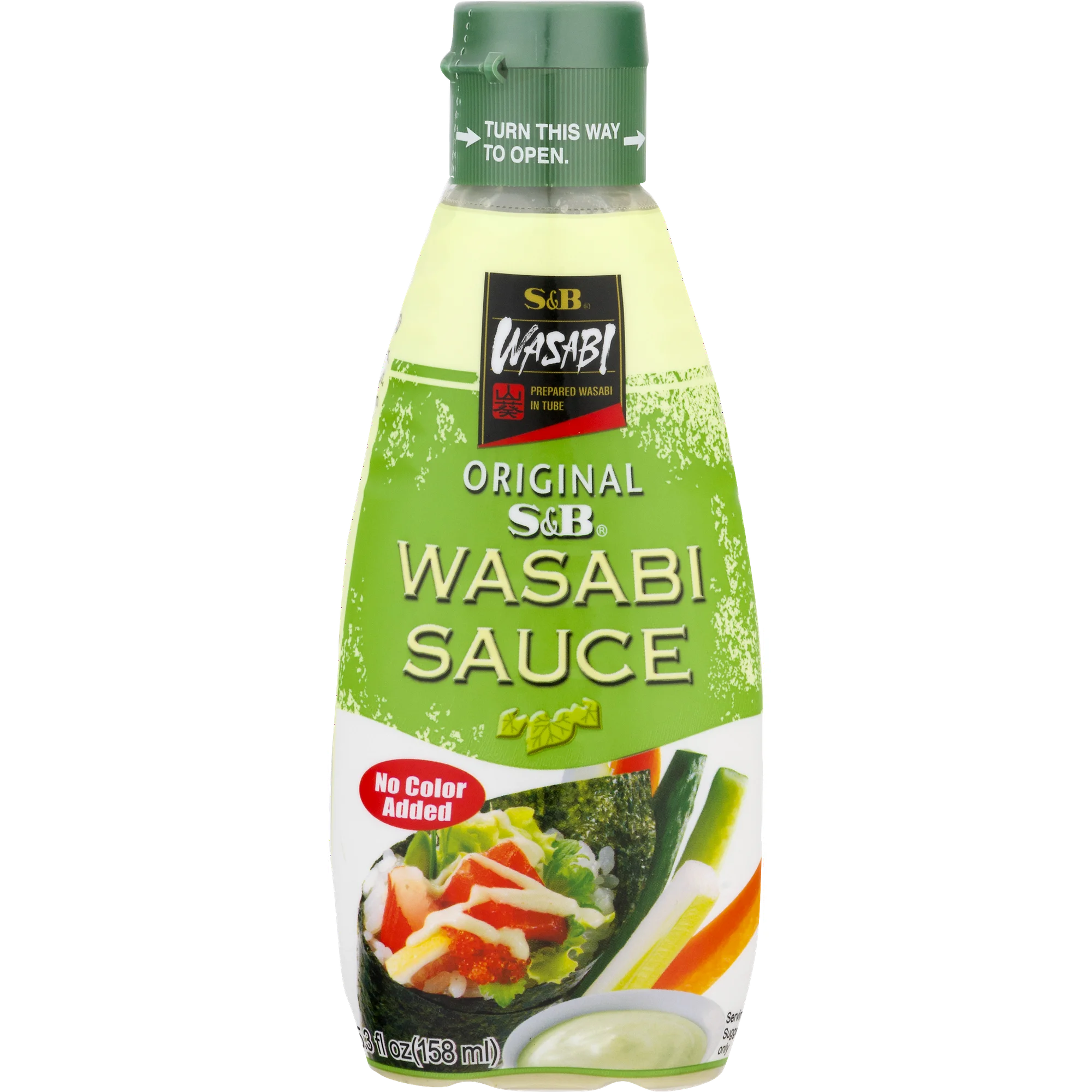 S&B Original Wasabi Sauce, 5.3 fl oz Bottle