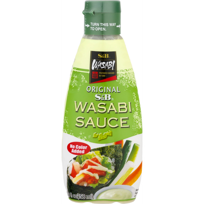 S&B Original Wasabi Sauce, 5.3 fl oz Bottle
