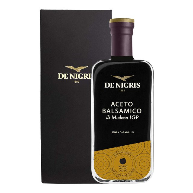 De Nigris Balsamic Vinegar Of Modena Excellence Line - Gold Eagle (55% Grape Must) 8,5 Oz (250ml) | Balsamic Vinegar From Modena Italy, Soft and fragrant taste | Balsamic Vinegar Aged