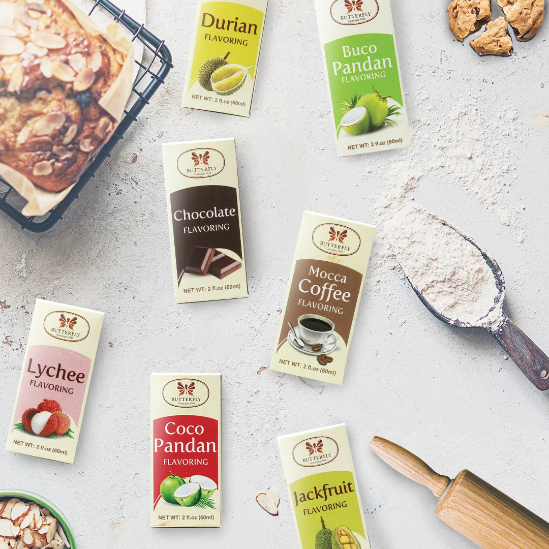 Butterfly - Flavoring Paste, Pack of 1 (Cocopandan, 2 oz)