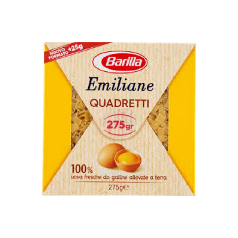 Barilla Emiliane Quadretti all'Uovo Egg Pasta 275g 9.7oz