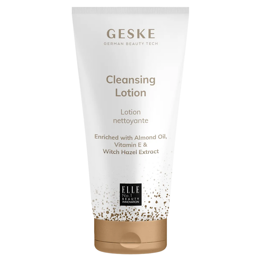 GESKE Cleasing Lotion | Enriched with Almond Oil, Vitamin E & Witch Hazel Extract