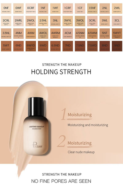 PUDAIER® FACE & BODY FOUNDATION | LONG-WEARING | FULL COVERAGE -2WRL