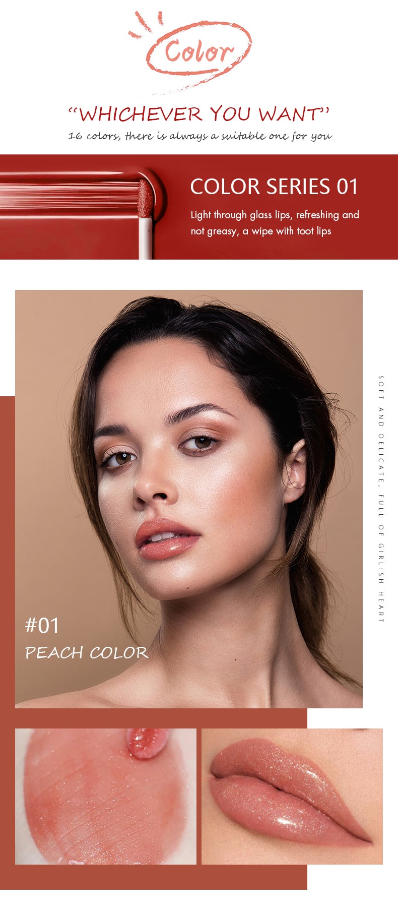 PUDAIER® Gloss Bomb Lip Luminizer - Color #4