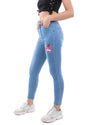 Benedict Skinny Jeans With Marilyn Monroe Heart Decal