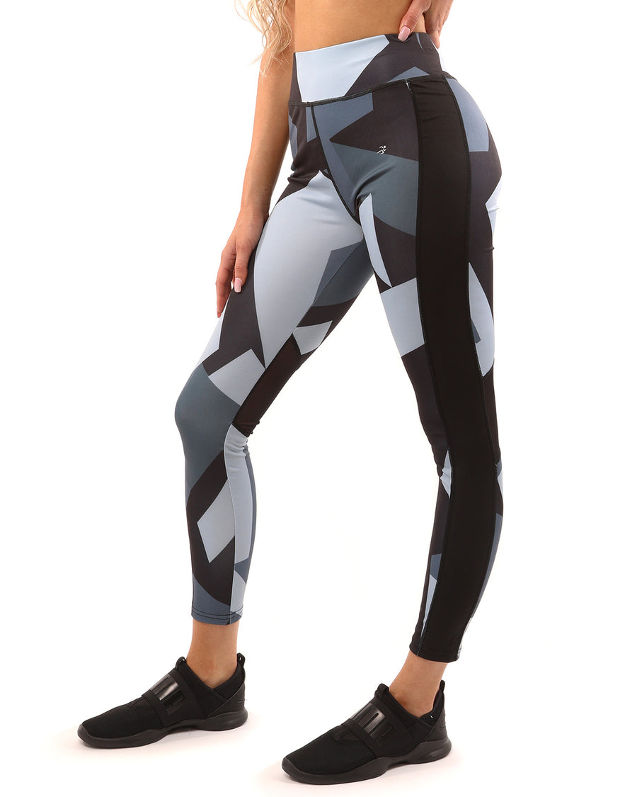 Bondi Leggings - Black/Grey - Savoy Active