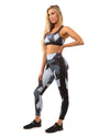Bondi Sports Bra - Black/Grey - Savoy Active