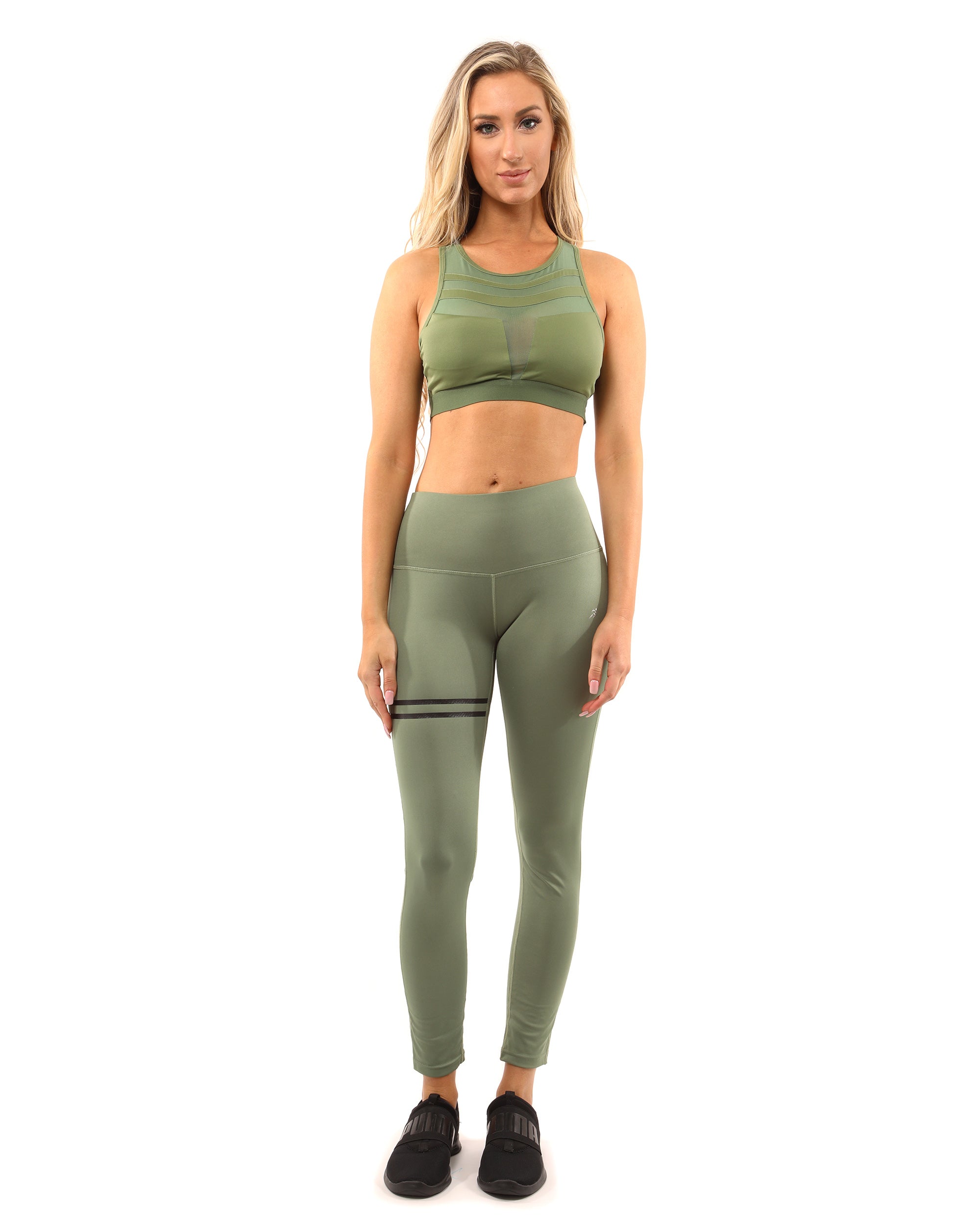 Huntington Leggings - Olive Green - Savoy Active