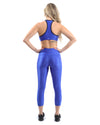 Firenze Activewear Sports Bra - Blue [MADE IN ITALY] - Savoy Active