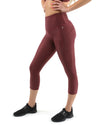 Verona Activewear Set - Leggings & Sports Bra - Maroon [MADE IN ITALY] - Savoy Active