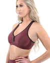 Verona Activewear Set - Leggings & Sports Bra - Maroon [MADE IN ITALY] - Savoy Active