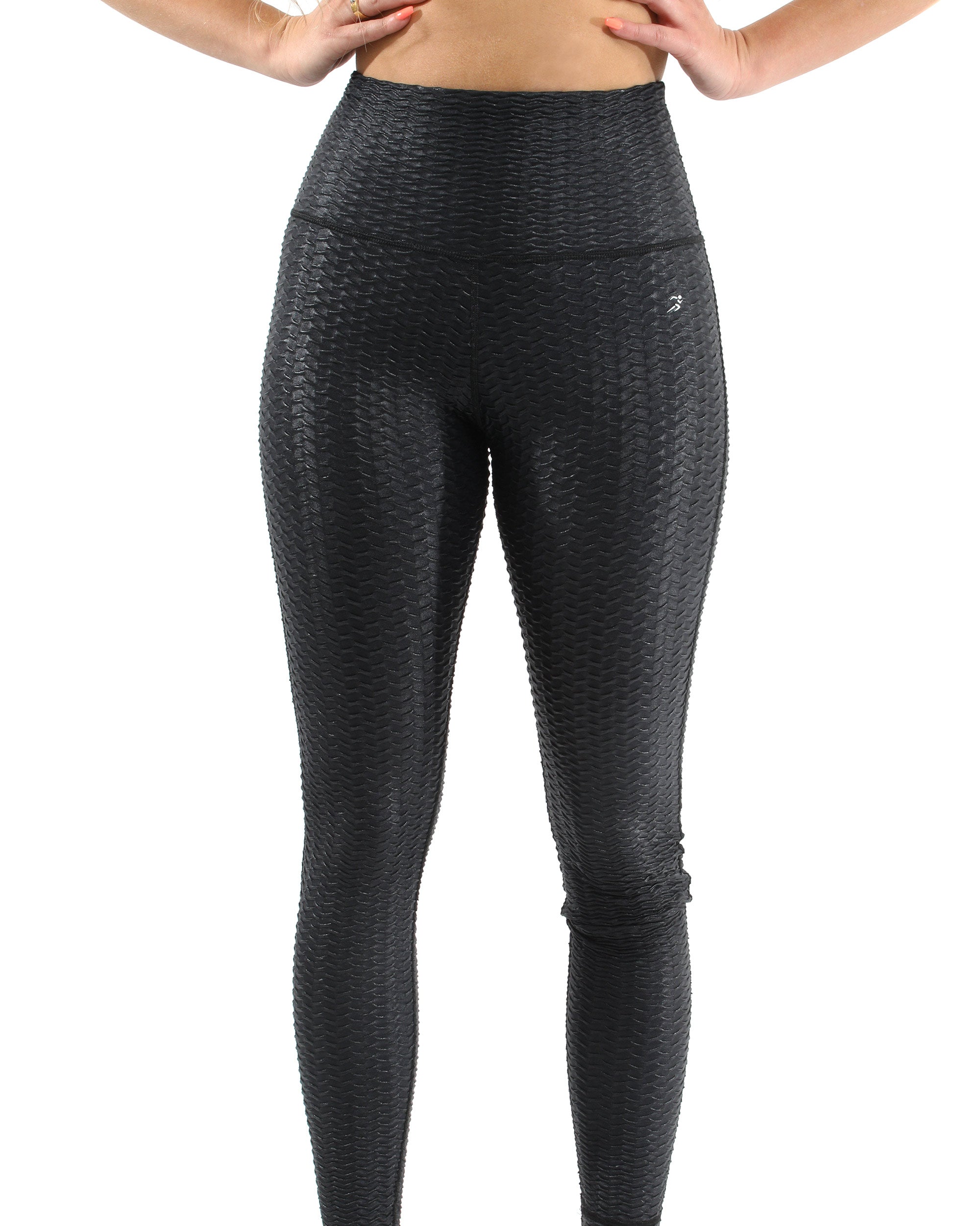 Genova Activewear Set - Leggings & Sports Bra - Black [MADE IN ITALY] - Savoy Active