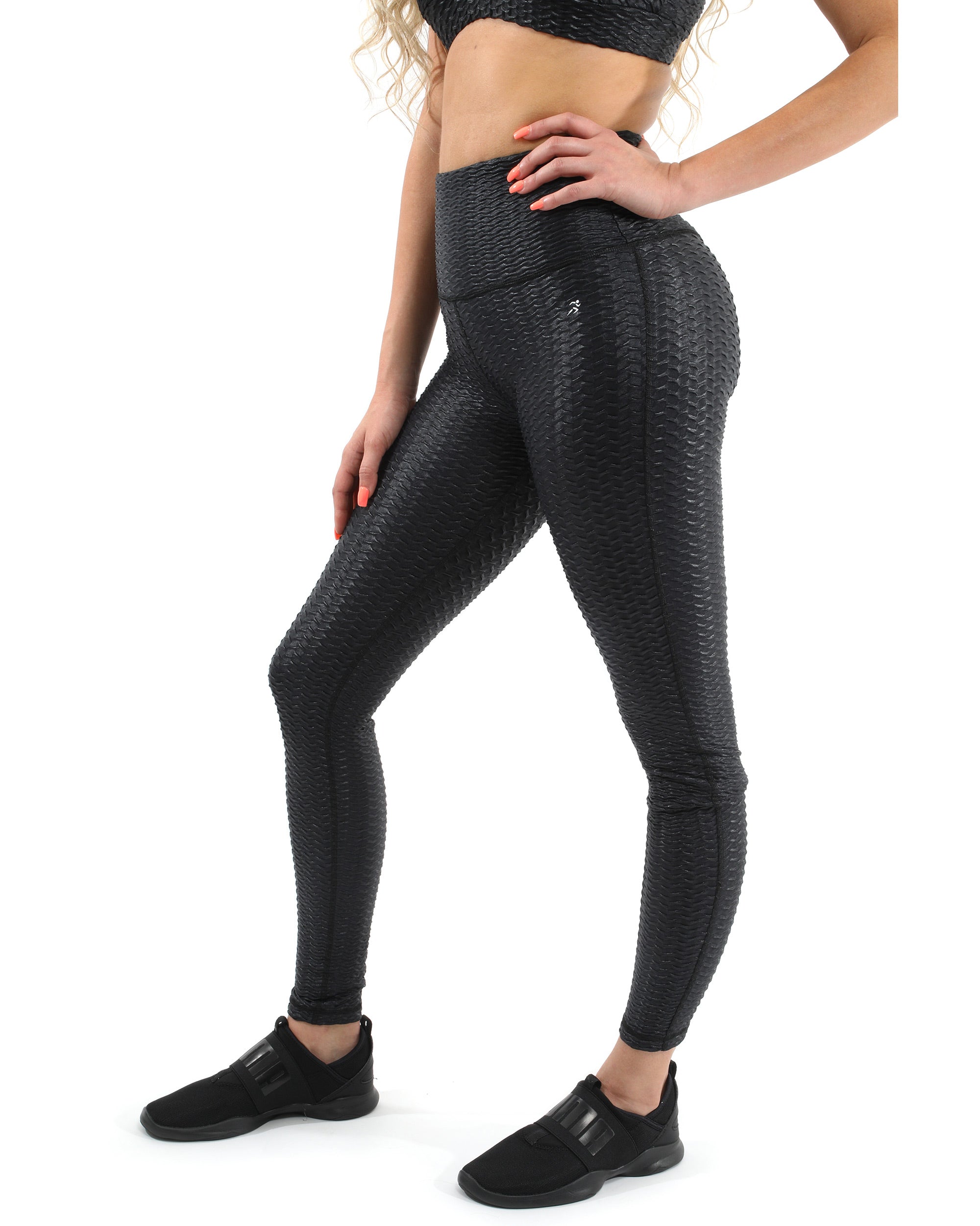 Genova Activewear Leggings - Black [MADE IN ITALY] - Savoy Active