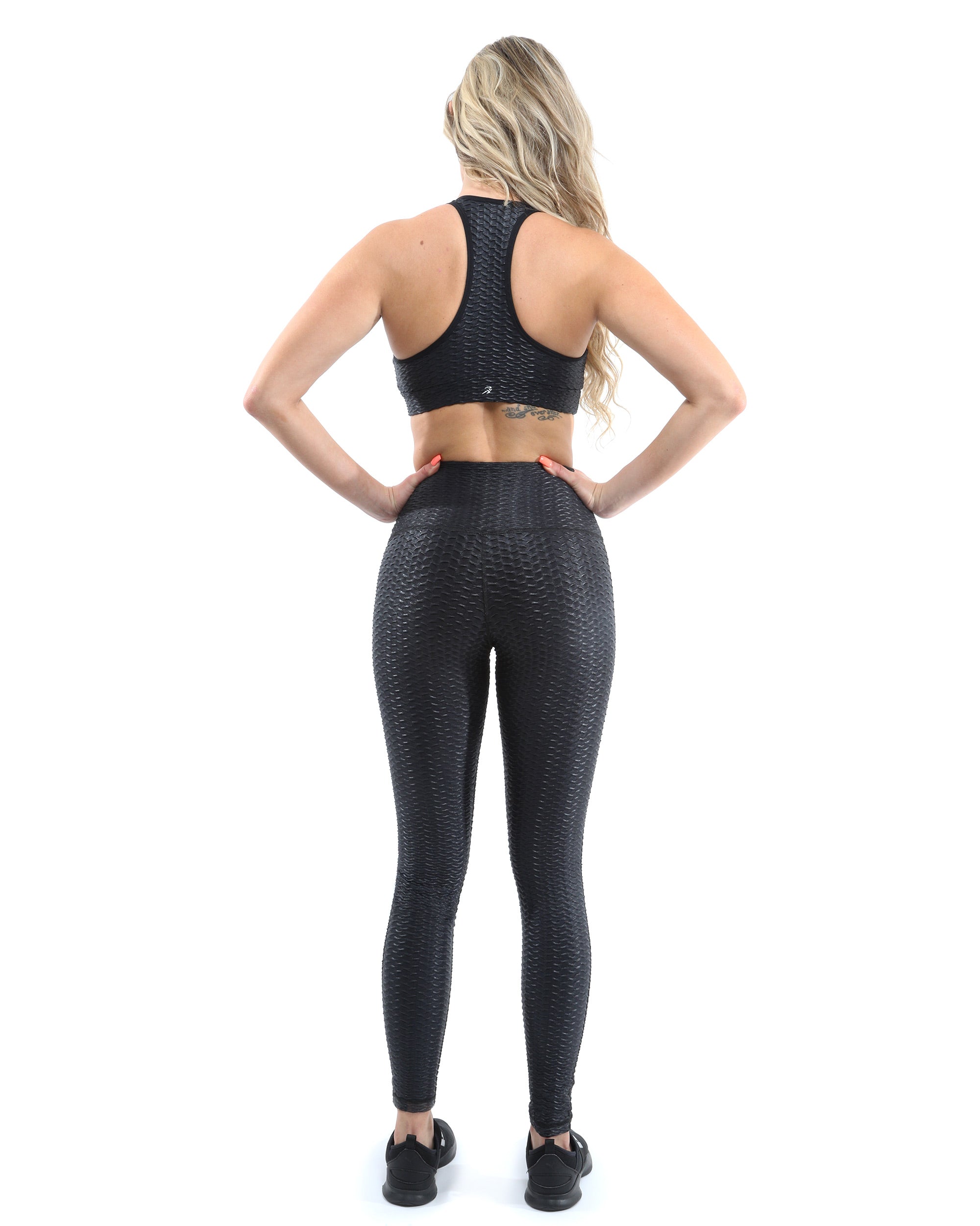 Genova Activewear Leggings - Black [MADE IN ITALY] - Savoy Active
