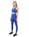 Milano Seamless Sports Bra - Blue [MADE IN ITALY] - Savoy Active