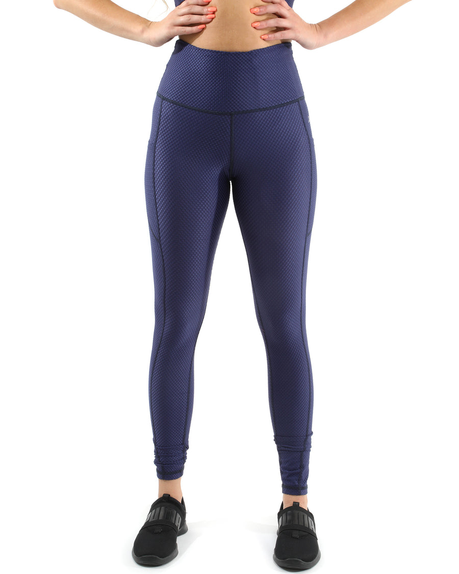 Venice Activewear Leggings - Navy [MADE IN ITALY] - Savoy Active