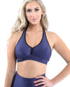 Venice Activewear Set - Leggings & Sports Bra - Navy [MADE IN ITALY] - Savoy Active