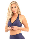 Venice Activewear Sports Bra - Navy [MADE IN ITALY] - Savoy Active