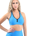 Positano Activewear Sports Bra - Aqua [MADE IN ITALY] - Savoy Active