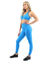 Positano Activewear Leggings - Aqua [MADE IN ITALY] - Savoy Active