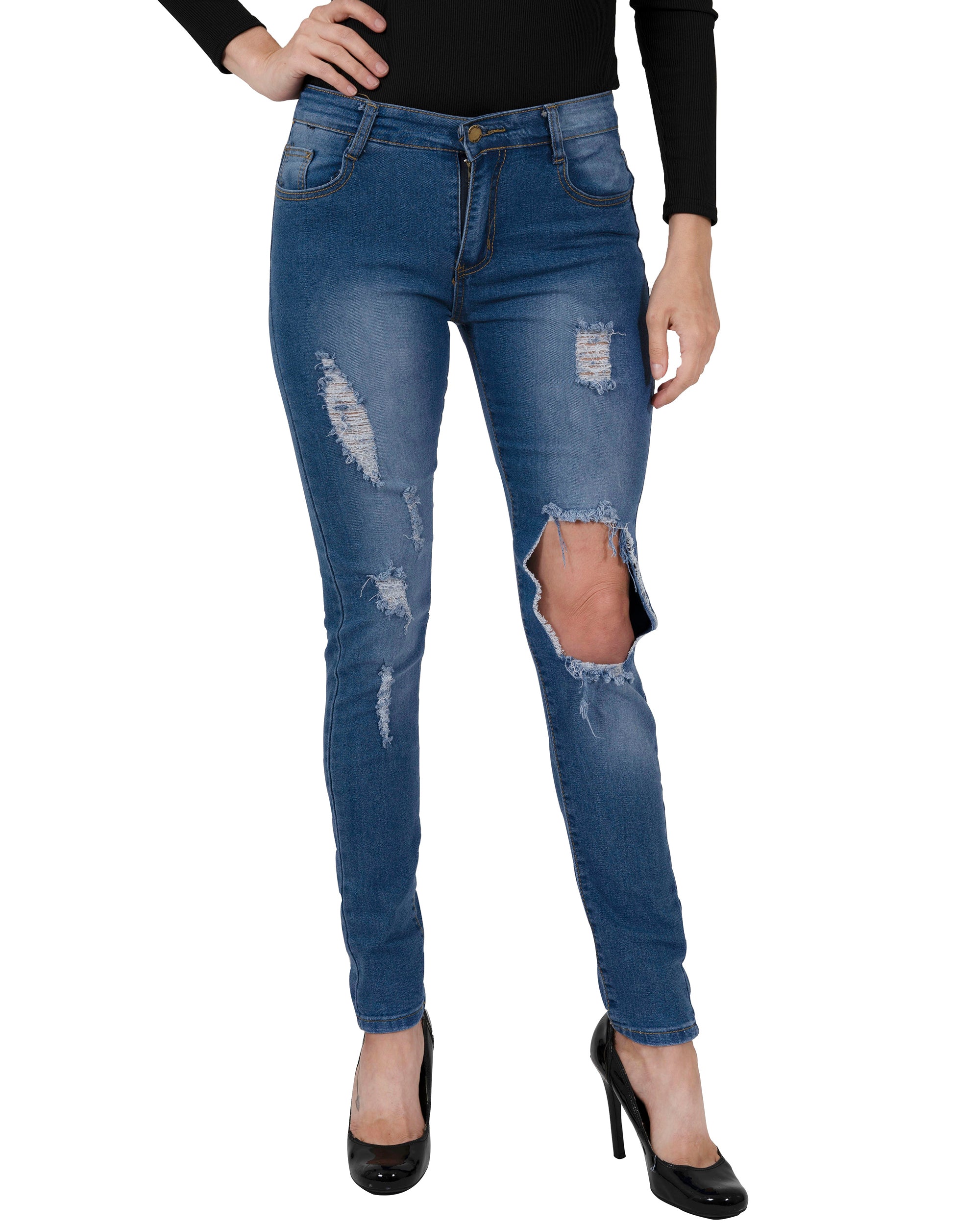 Usher Distressed Jeans