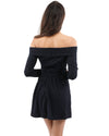 Royalton Off-Shoulder Long Sleeve Mini Dress