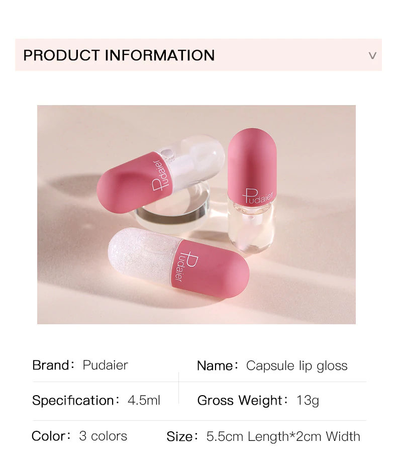 PUDAIER® Lip Gloss - Color 01# Temperature Change