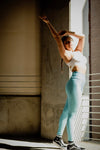 Bentley Leggings - Aqua