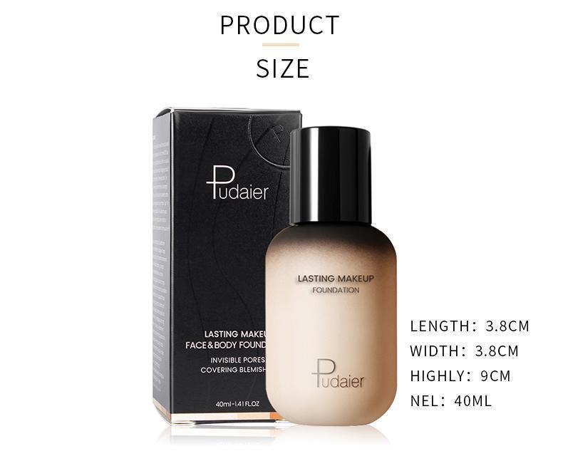 PUDAIER® FACE & BODY FOUNDATION | LONG-WEARING | FULL COVERAGE -1CRF
