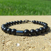 Hematite Onyx Bracelet - 8mm