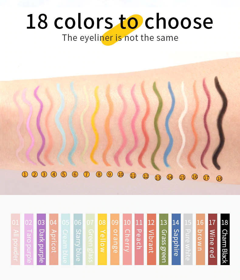 PUDAIER® Crème Gel Eyeliner - Color #03 Dark Purple