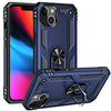 iPhone 13 Case with Kickstand, Heavy Duty Military Grade Protection Phone Case, Built-in 360° Rotate Ring Stand, Shockproof Full Body Rugged Case（BLUE）
