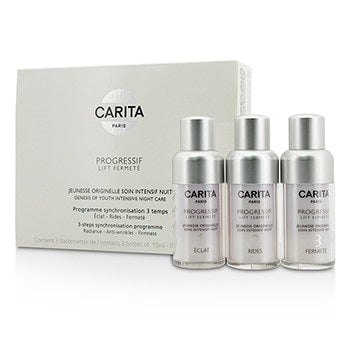Carita Progressif Lift Fermete Genesis Of Youth Intensive Night Care 3-Steps Synchronisation Programme, 0.5 Ounce