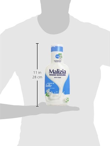 Malizia Bath Foam - Latte Scent 33.8oz/1000ml [Made in Italy]