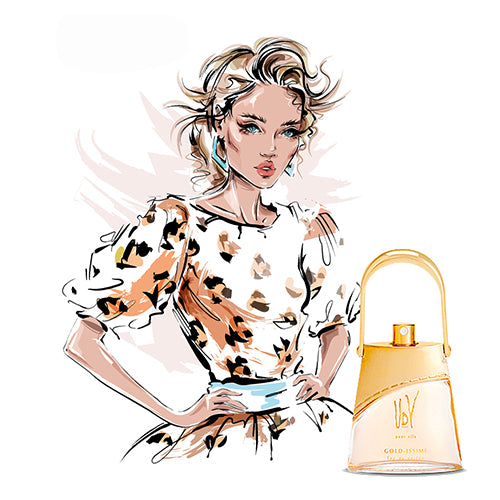 Udv Gold Issime By Ulric De Varens For Women. Eau De Parfum Spray 2.5 OZ