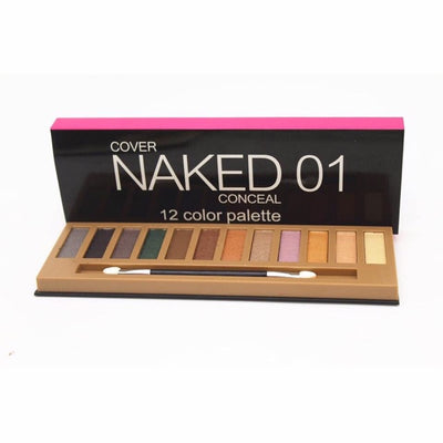 Naked Cover & Conceal Eyeshadow 12 Color Palette - Color 01