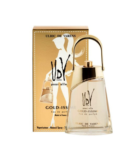 Udv Gold Issime By Ulric De Varens For Women. Eau De Parfum Spray 2.5 OZ