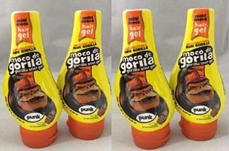 Moco de Gorila Punk Travel Size Gorila Snot Hair Styling Gel 2.99oz (4 Pack)