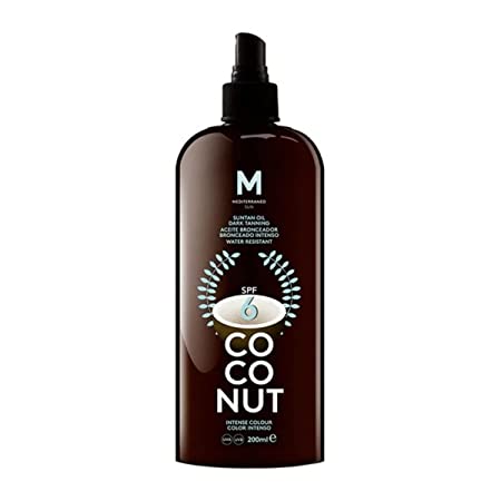 Mediterraneo Sun Coconut Huile Bronzante Bronzage Intense Spf6 200 ml