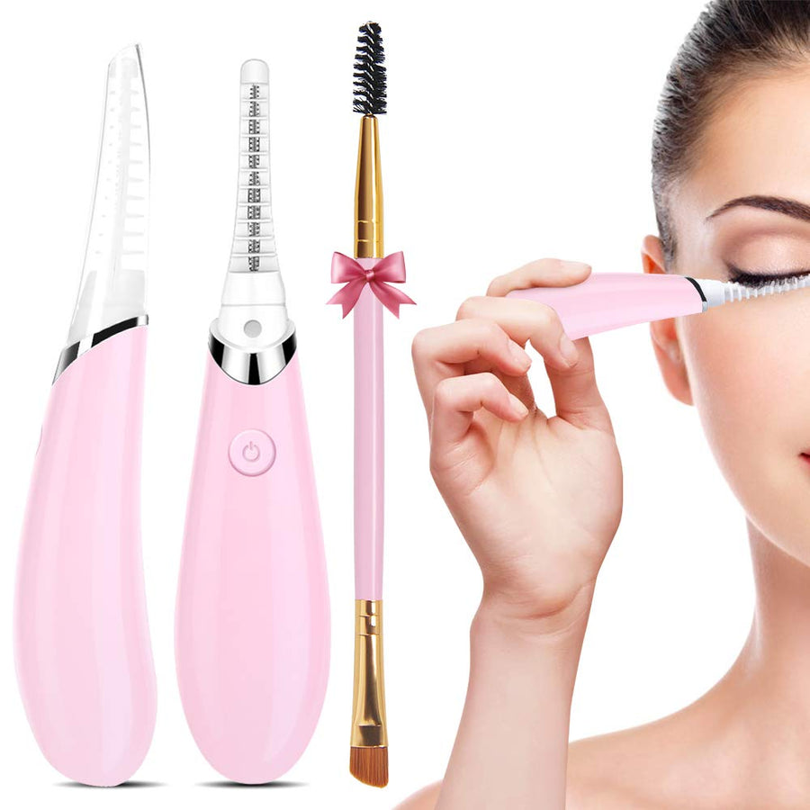 Heated Eyelash Curler - Pink