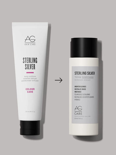 AG Care Sterling Silver Toning Conditioner, 8 Fl Oz